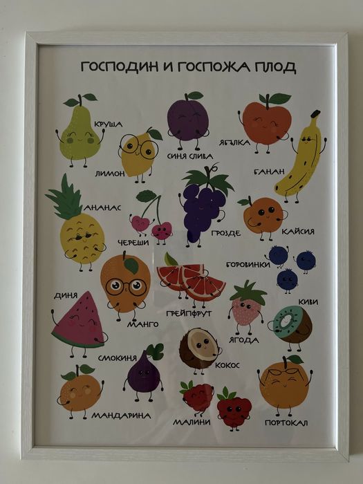Монтесори постери за деца