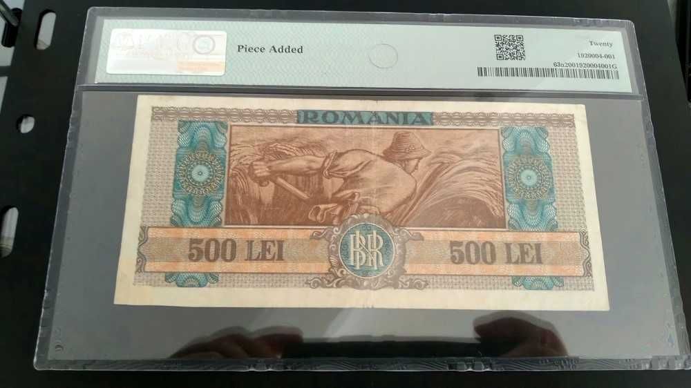 Bancnota " Cosasul" 500 lei