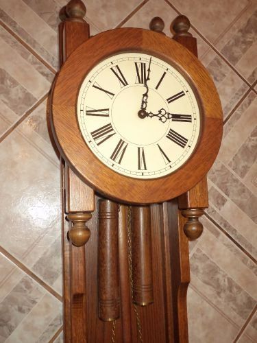 Superba pendula ,ceas de perete de dimensiuni mari,100 cm h in stare e