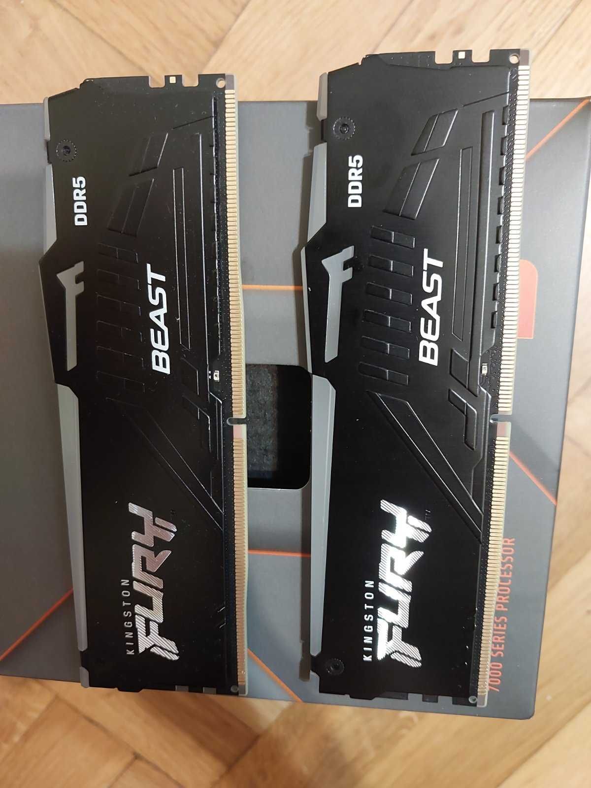 16GB DDR5 Kingston Fury Beast RGB 5200Mhz, CL36
