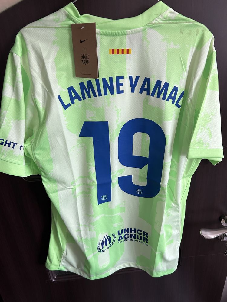 Tricou Lamine Yamal Barcelona Third sezon nou fotbal
