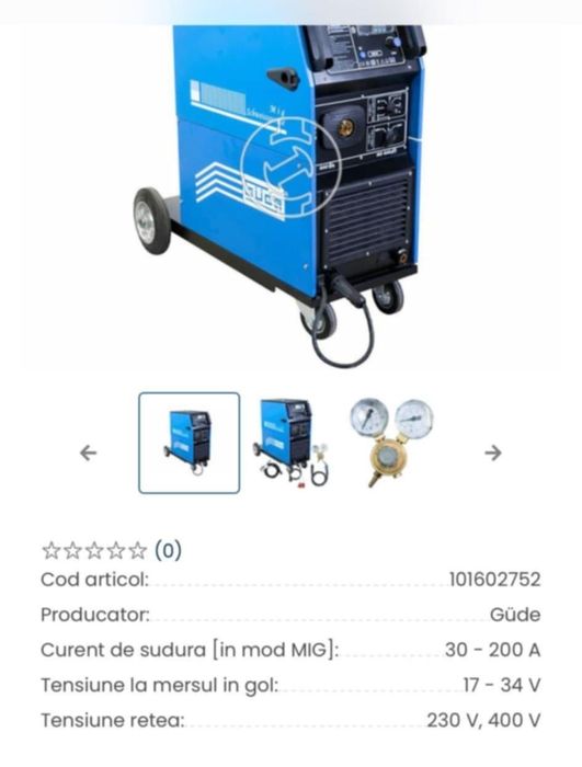 Invertor sudură cu gaz protector