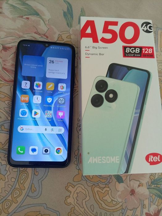 Itel A50 8/128 karobka bor