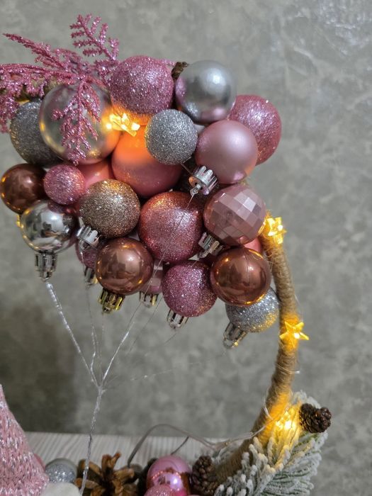 Лимитированная зимняя новогодняя композиция “Скандинавский гном с шара