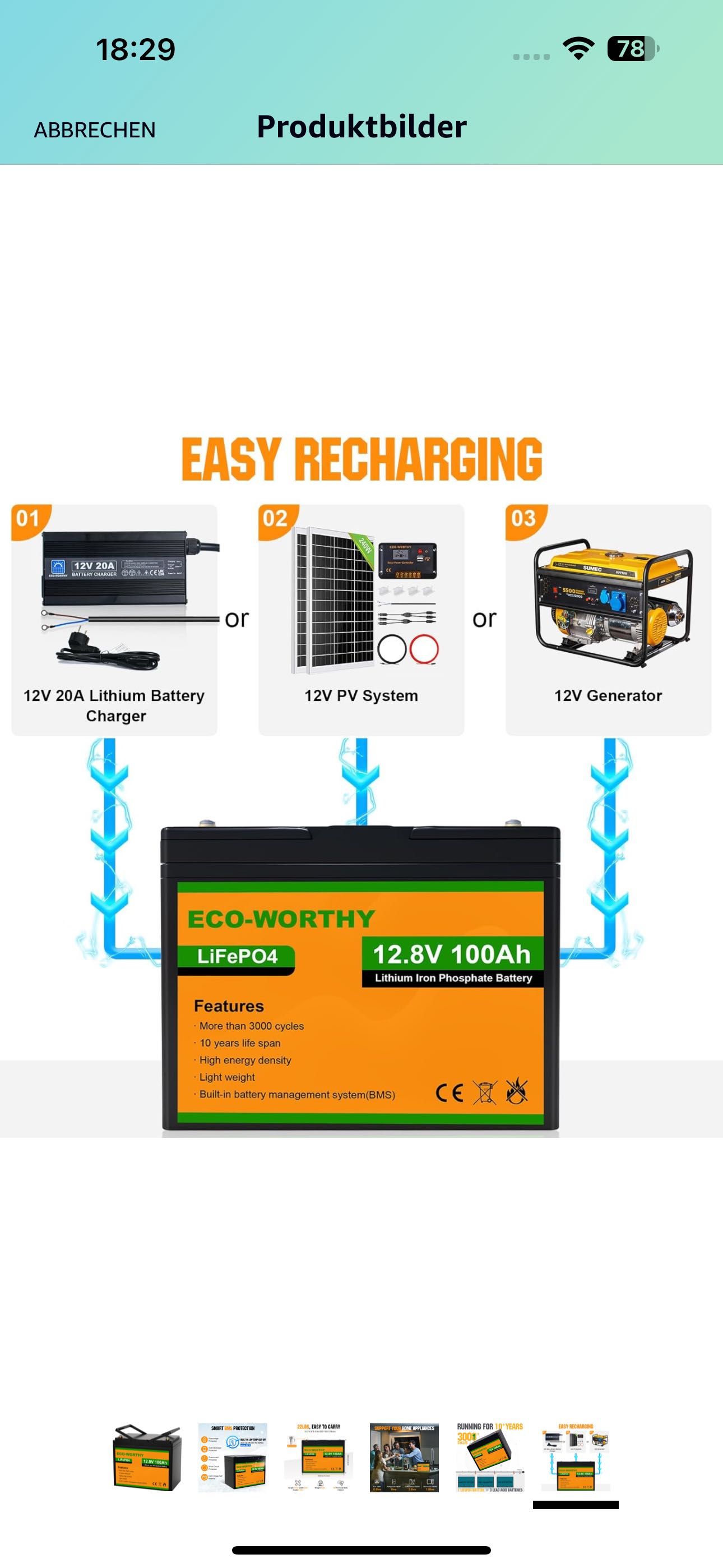 Baterie Lifepo4 Eco Worthy