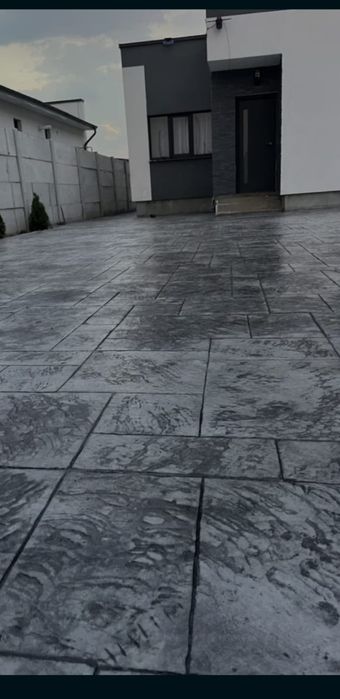 Ieftin frumos, elegant beton amprentat și elicopterizat