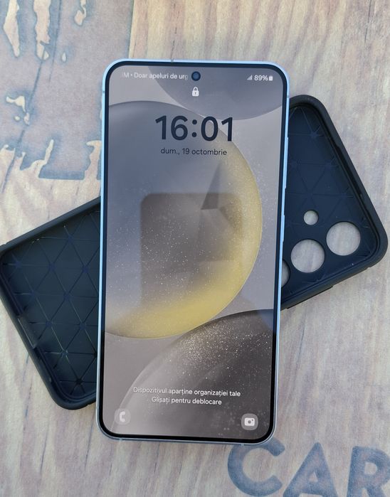 Samsung S24 Marble Gray, impecabil ca Nou