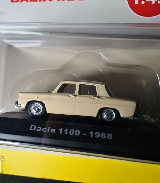 Machetă Dacia 1100 din 1968, ediția mașini Dacia, numărul 2, hachette