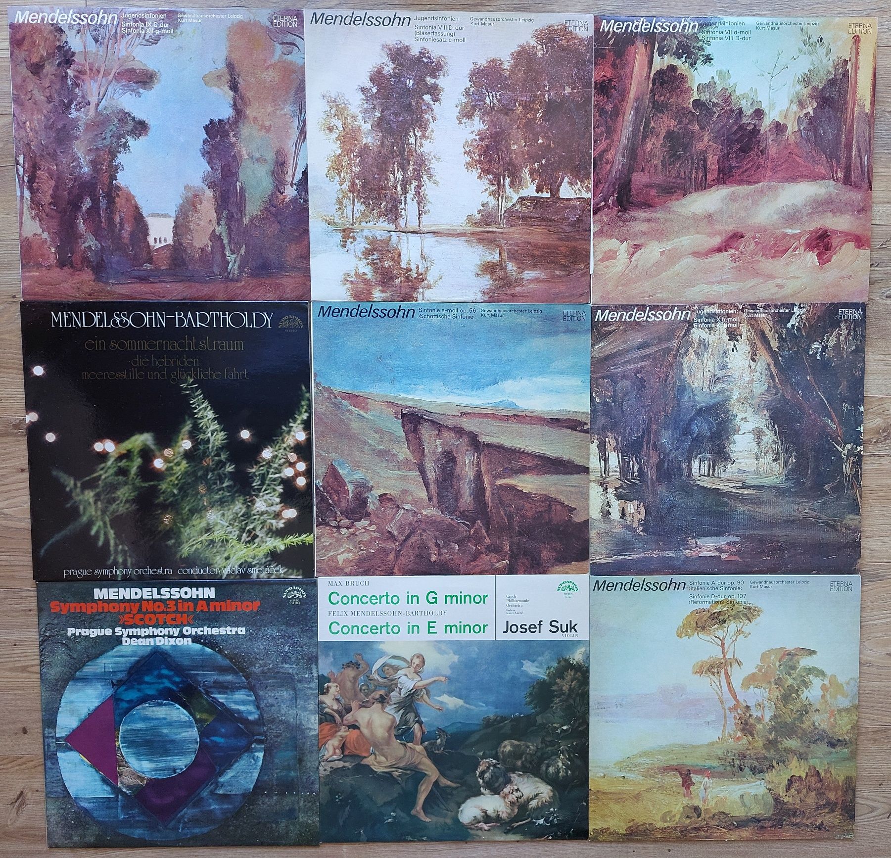 Discuri Vinil vinyl Mozart Bach Mendelssohn Handel Schumann Schubert