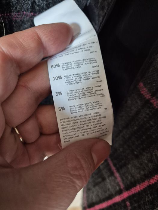 Кожено сако Motivi, палто Sinsay с вълна