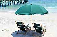 Зонты пляжные усиленные