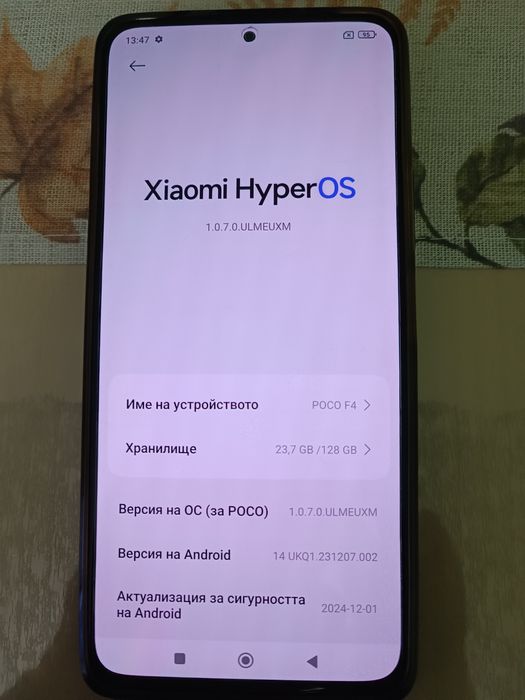 телефон Xiaomi Poco F4