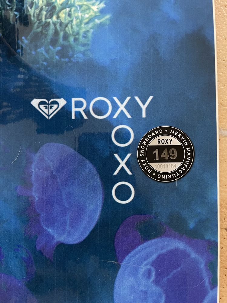 Сноуборд Roxi Xoxo C2E Aqua 149см + Крепления Burton Lexa 2019