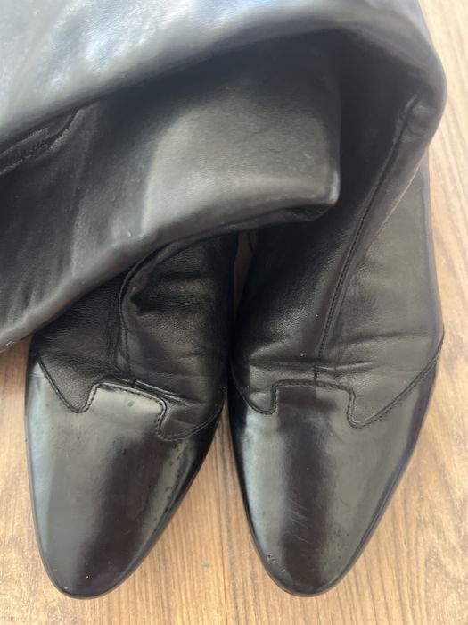 Сапоги кожанные осенние 36-37 Италия