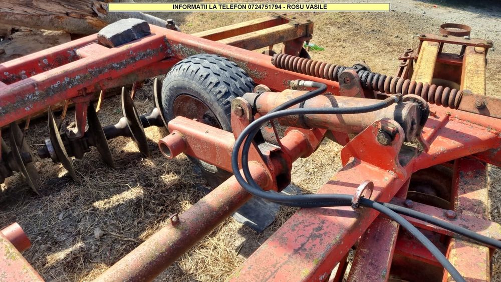 Vand Disc greu in V pe doua roti ,latimea de lucru 4m