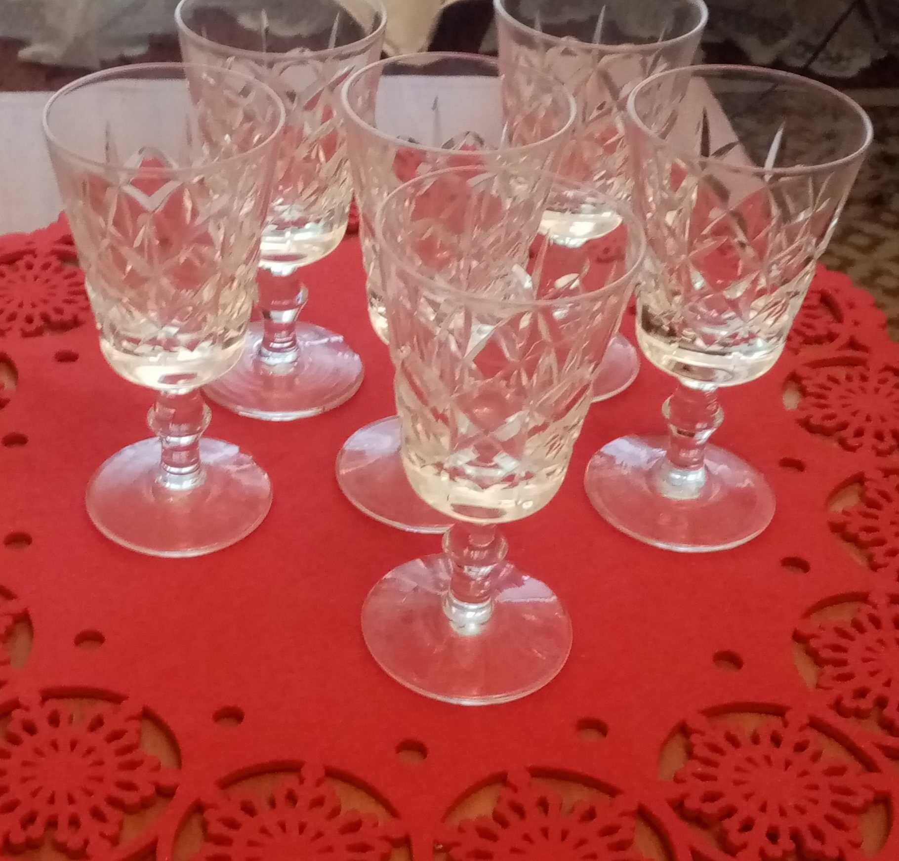 Set de 6 pahare din cristal Bohemia