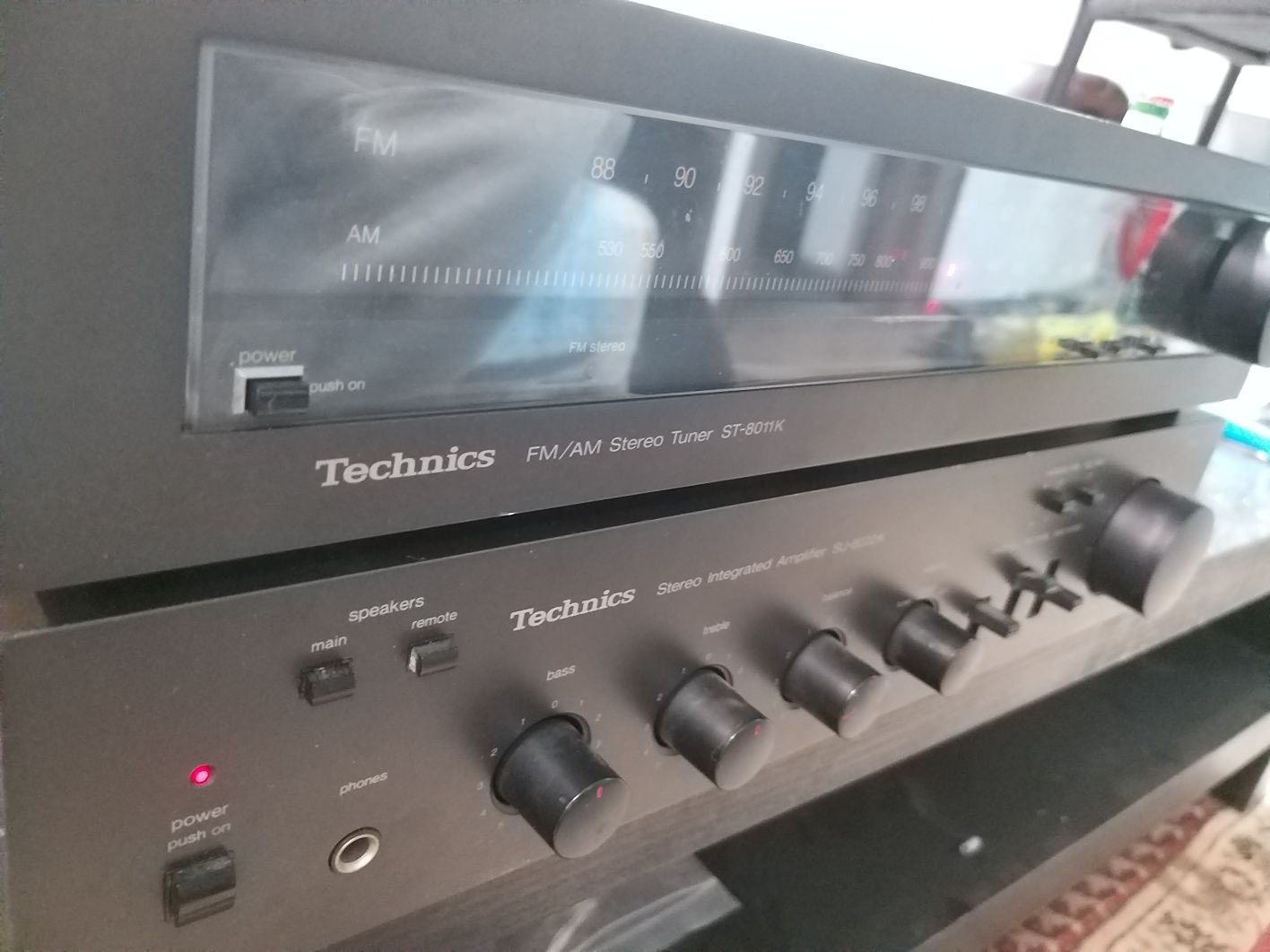 Technics su-8022k Technics st-8011k amplificator si tuner radio