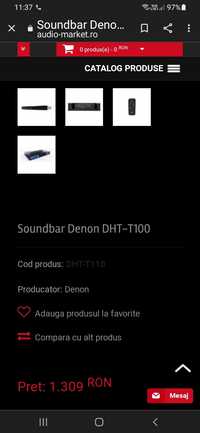 Soundbar Denon dht-T100