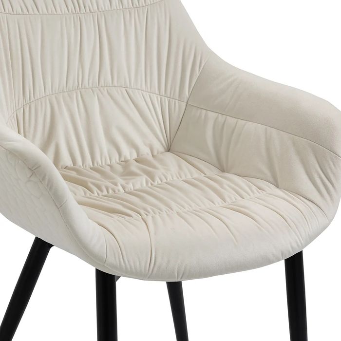 SS21! NOU Fotoliu dinning, cream, catifea