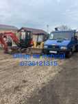 De inchiriat miniexcavator 3 tone+ mini incarcator frontal