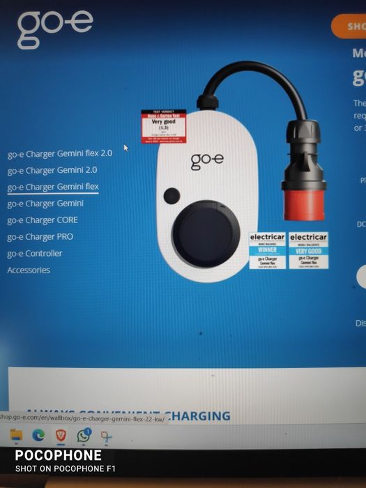 Încărcător mașină electrică go-e charger Gemini flex 22kW