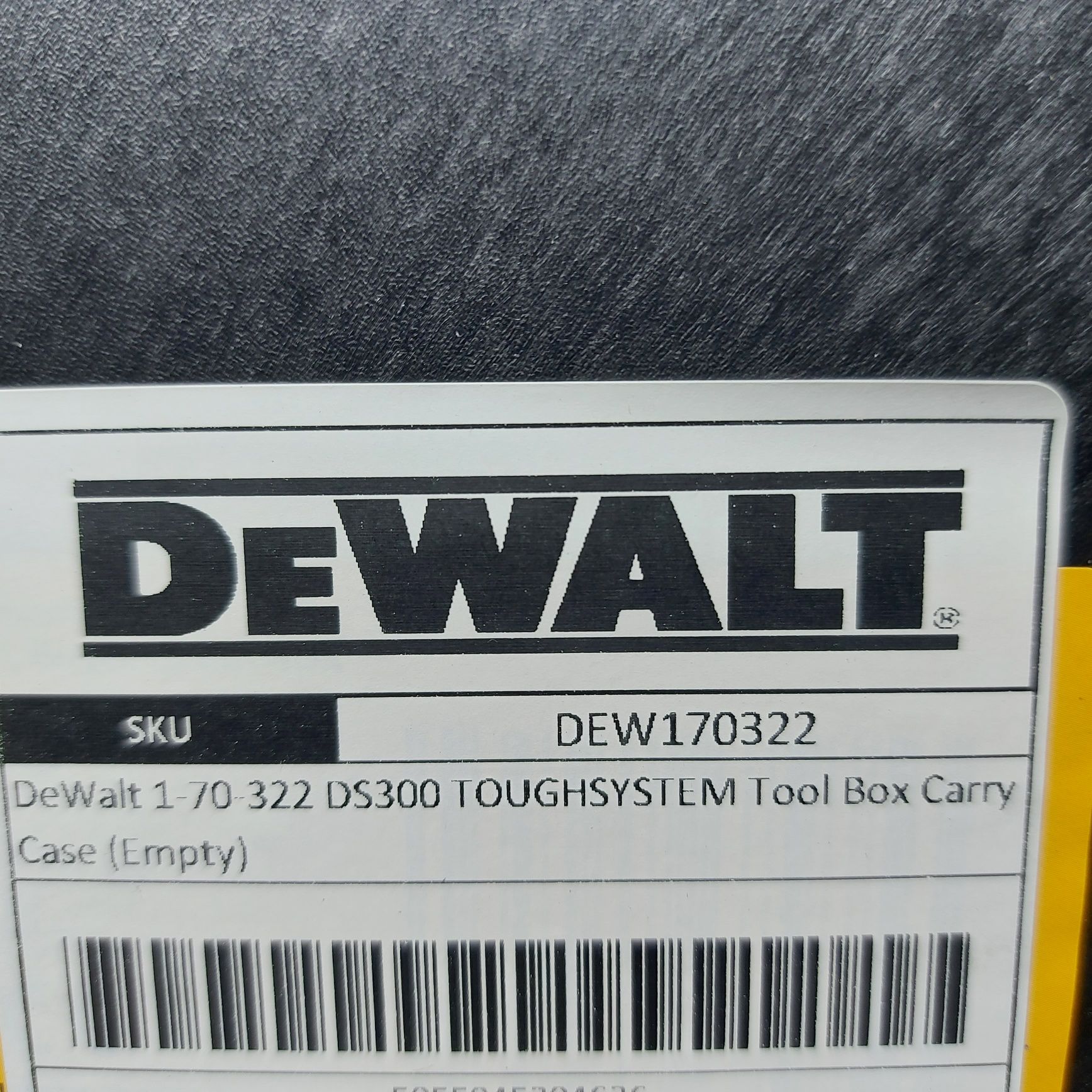 Голям куфар Dewalt DS300 TOUGHSYSTEM