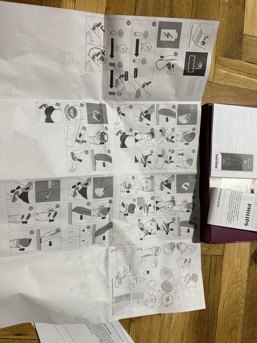 Philips Epilator Series 8000 - епилатор със 7 приставки (нов)