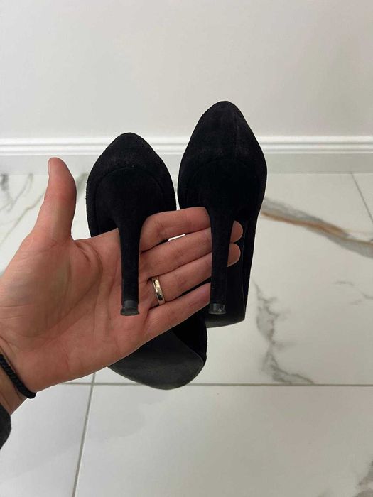 Pantofi Dama Estella Blue nr. 36 piele