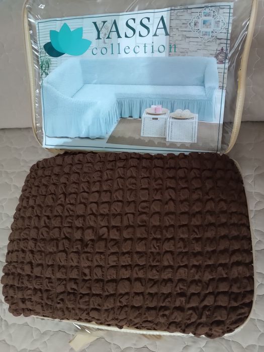 Покрывало на угловой диван