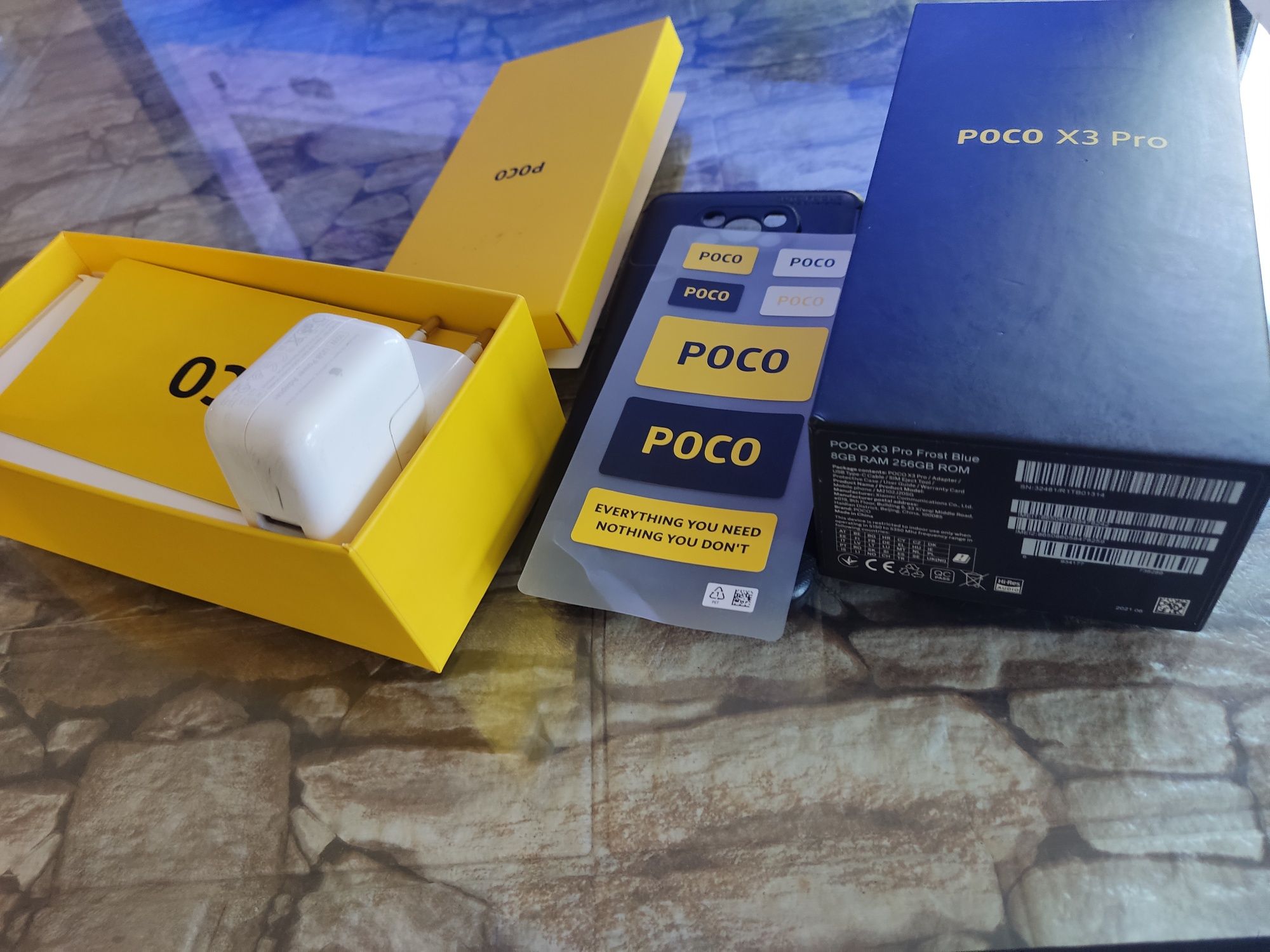 POCO X3 pro Frost Blue 8GB RAM 256GB ROM