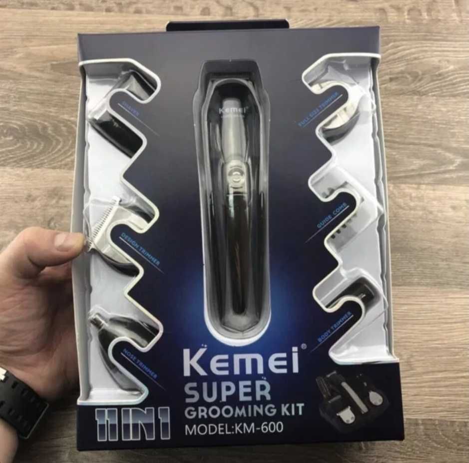 Нов Kemei KM-600 тример за брада, професионален тримерът за брада