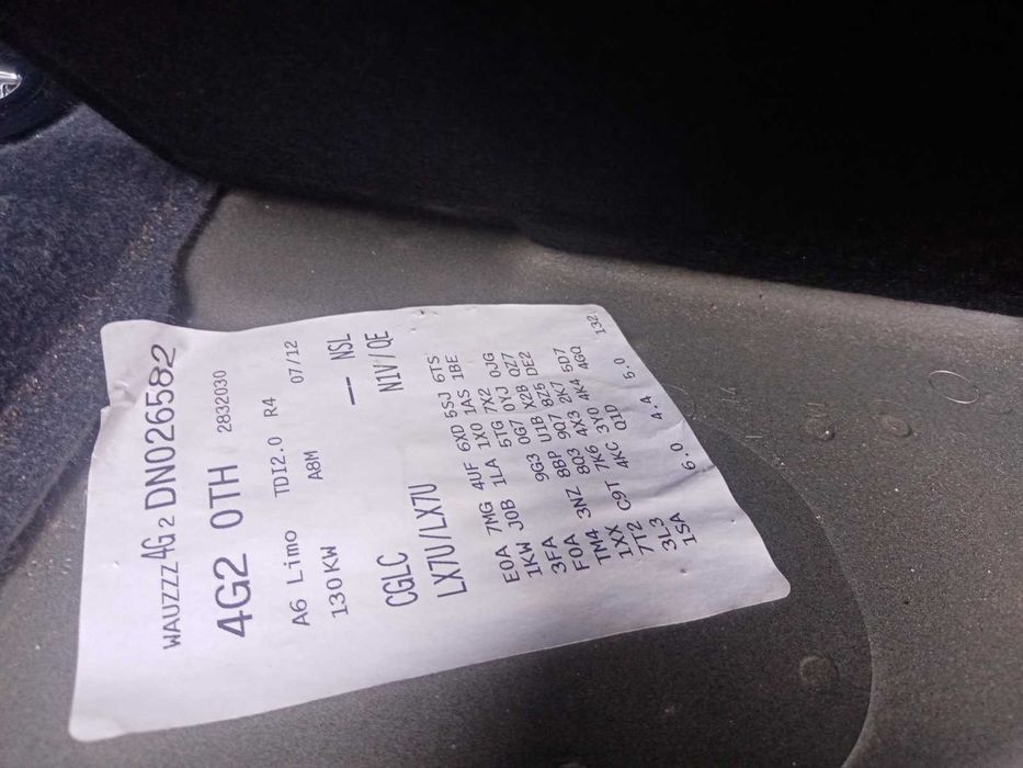 AUDI A6 4GC7 2013г. 2.0TDI 177кс. S-line на части