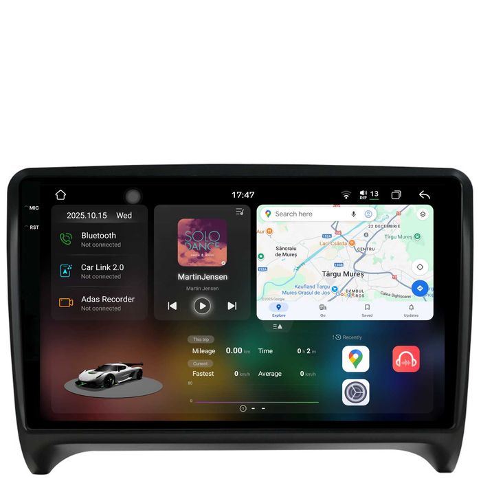 Navigatie Dedicata Audi TT (2006 - 2012) 9 Inch, Bluetooth, Carplay