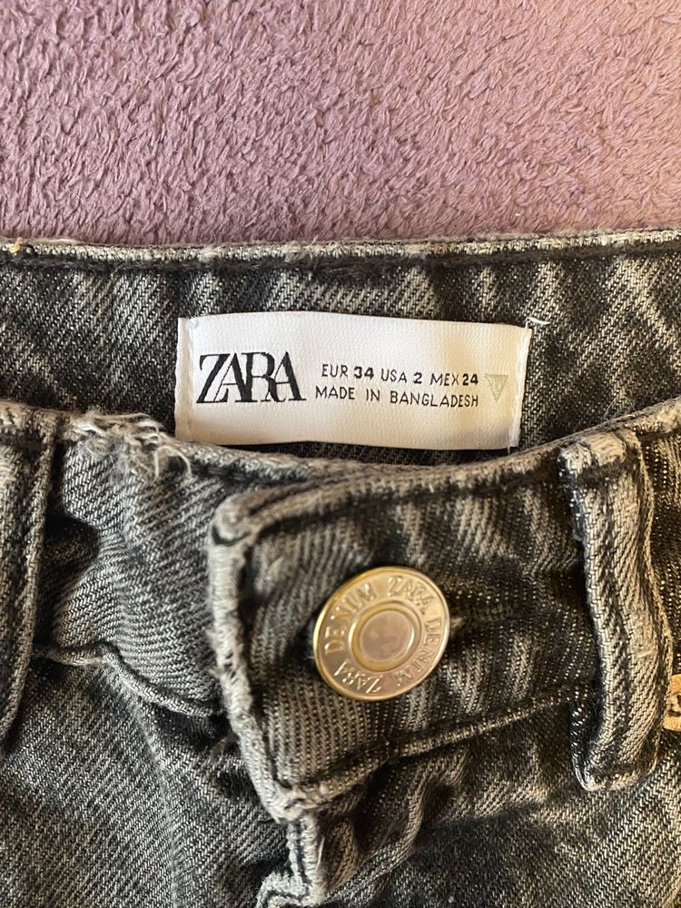 Дънкени къси панталонки ZARA