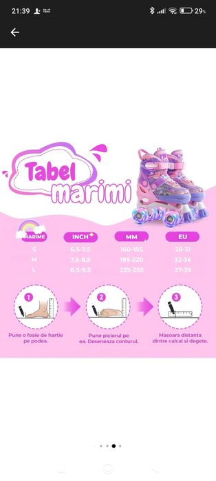 Vand role marime M cu lumini