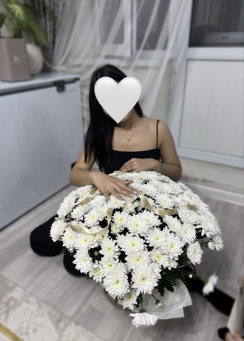 Цветы свежие только вчера получили