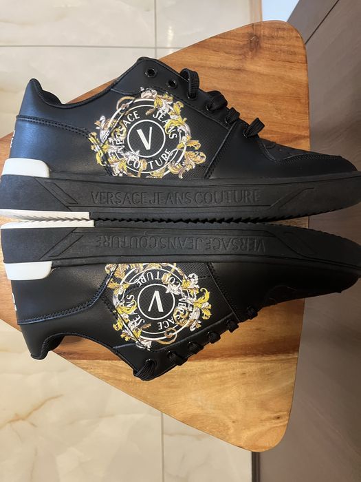 Кожени сникерси VERSACE J.COUTURE