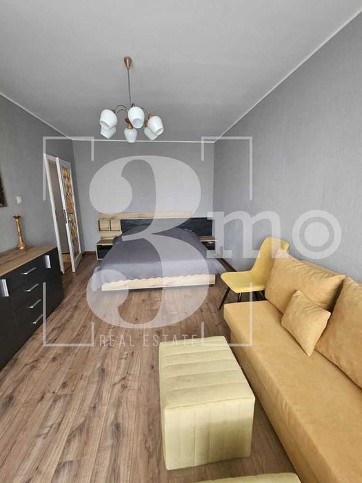 „3mo“  отдава под наем двустаен апартамент в ж.к. Сухата река