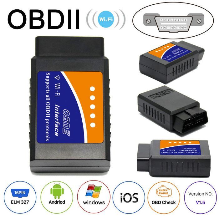 Промоция: OBDII elm327 wifi скенер + бонус