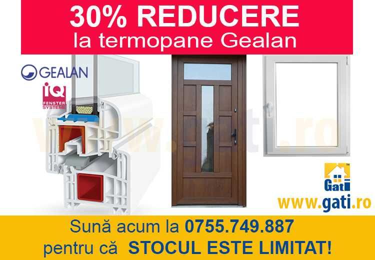 30% REDUCERE la ferestre si geamuri termopan în Odobești / Dâmbovița