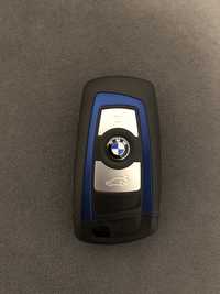 Carcasa cheie smart rama albastra albastru Bmw Seria 1 2 3 F20 F30 F31