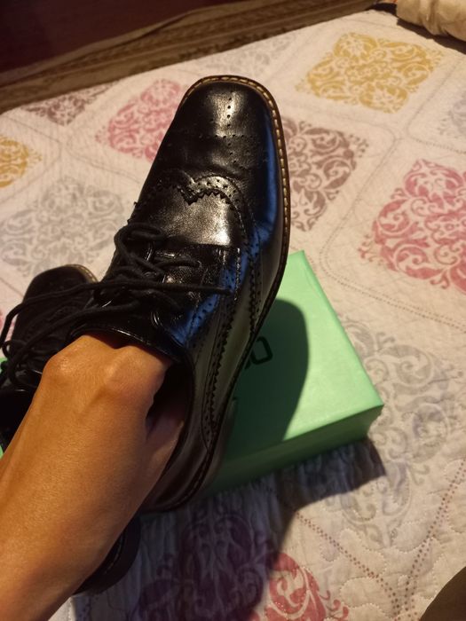 Туфли для офиса, кожанные. Состояние б/у