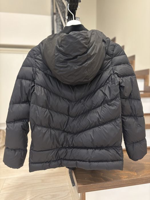 Diesel black puffer jacket with hood