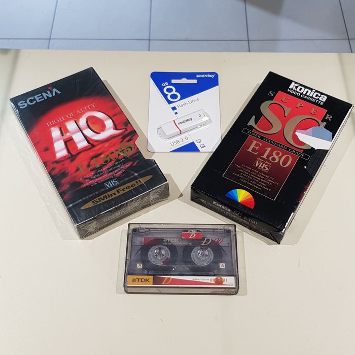 Запись с видео и аудиокассет