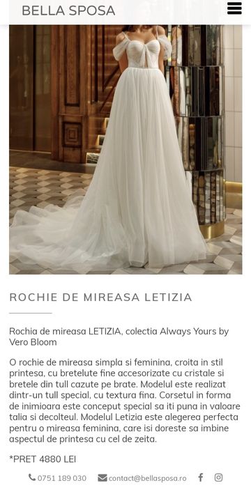 Rochie de mireasă