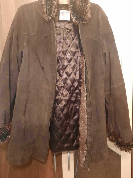 Haina de piele captusita, marimea 42