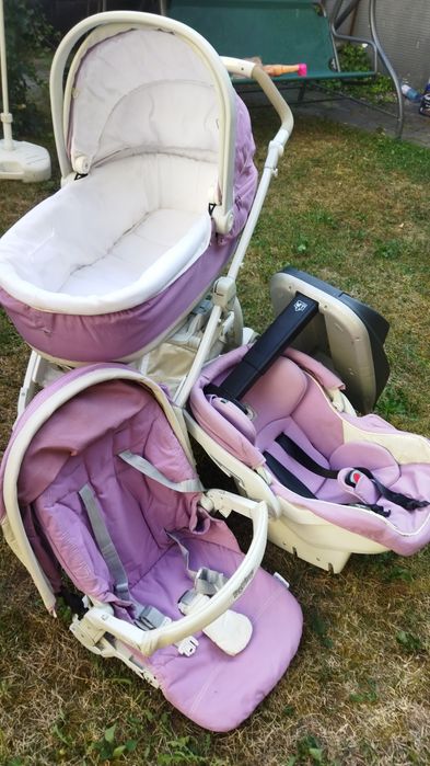 Set cărucior sport, landou scoica scaun masina isofix Peg Perego 1200