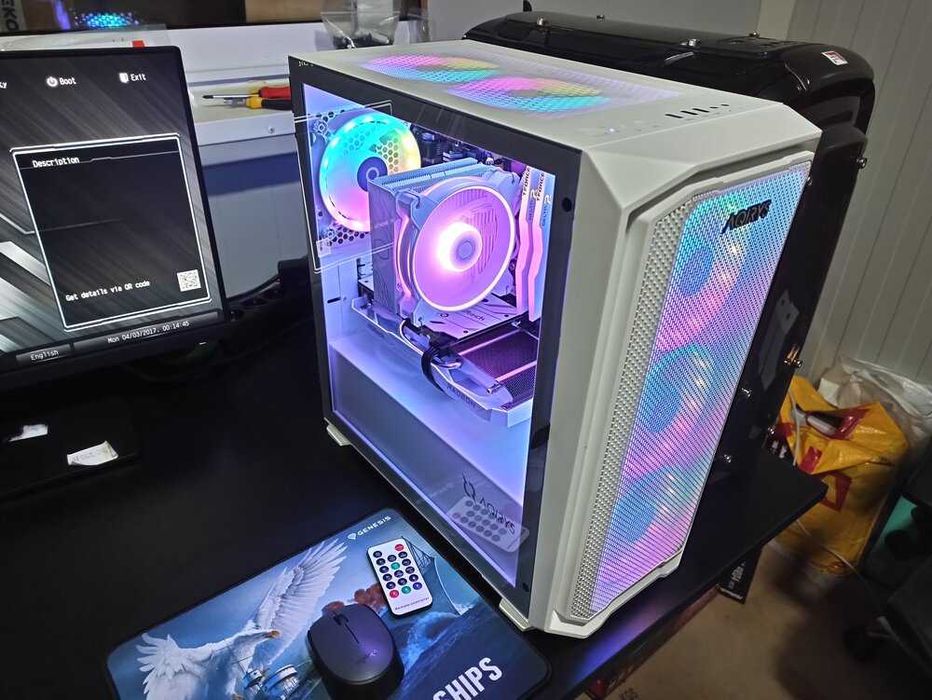 НОВ ! Геймърски компютър с Ryzen 5 | RX 6600 8Gb | 16Gb RAM | SSD