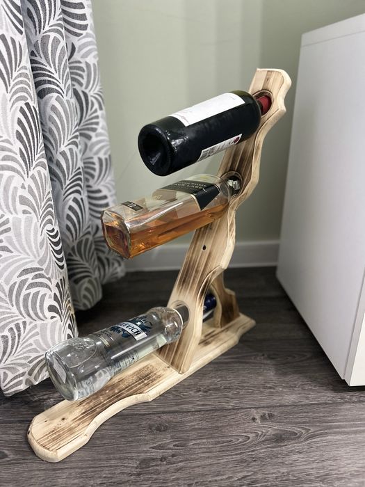 Дървени стойки за бутилки