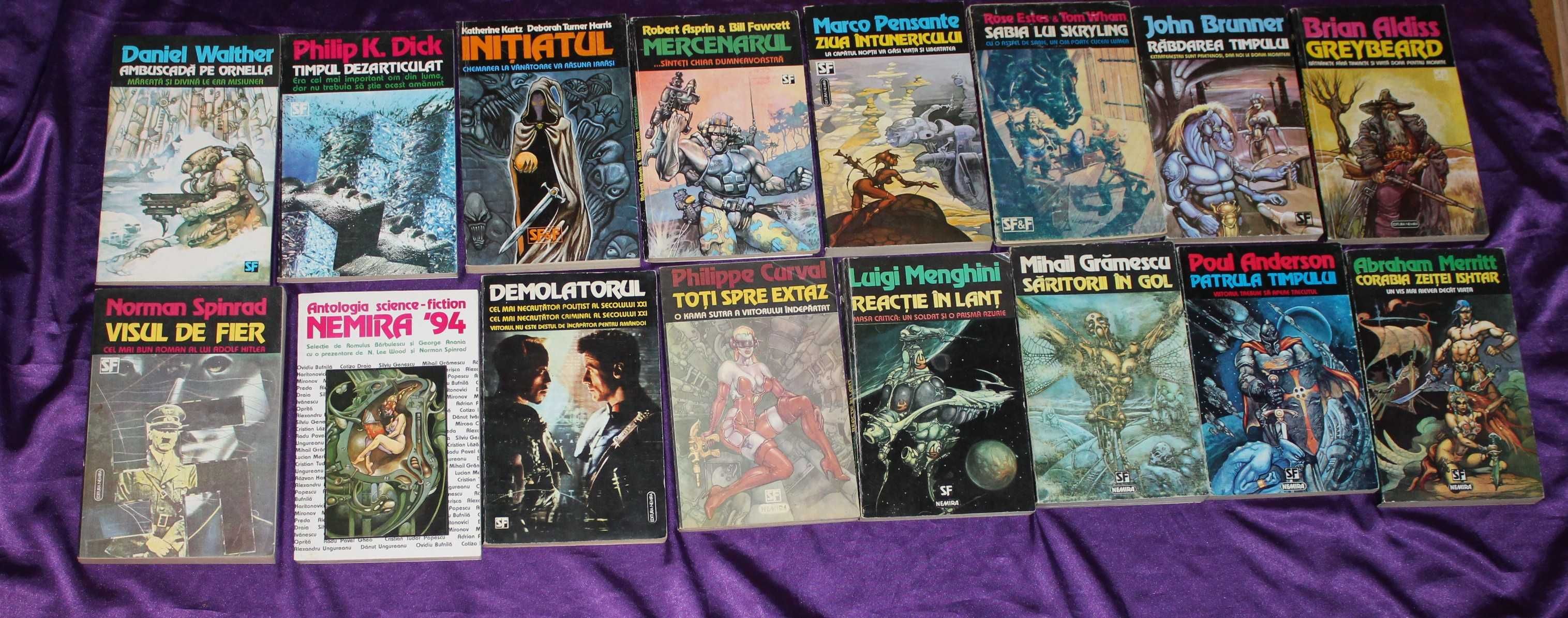 Lot 65 carti sf science fiction editura nemira colectia Nautilus